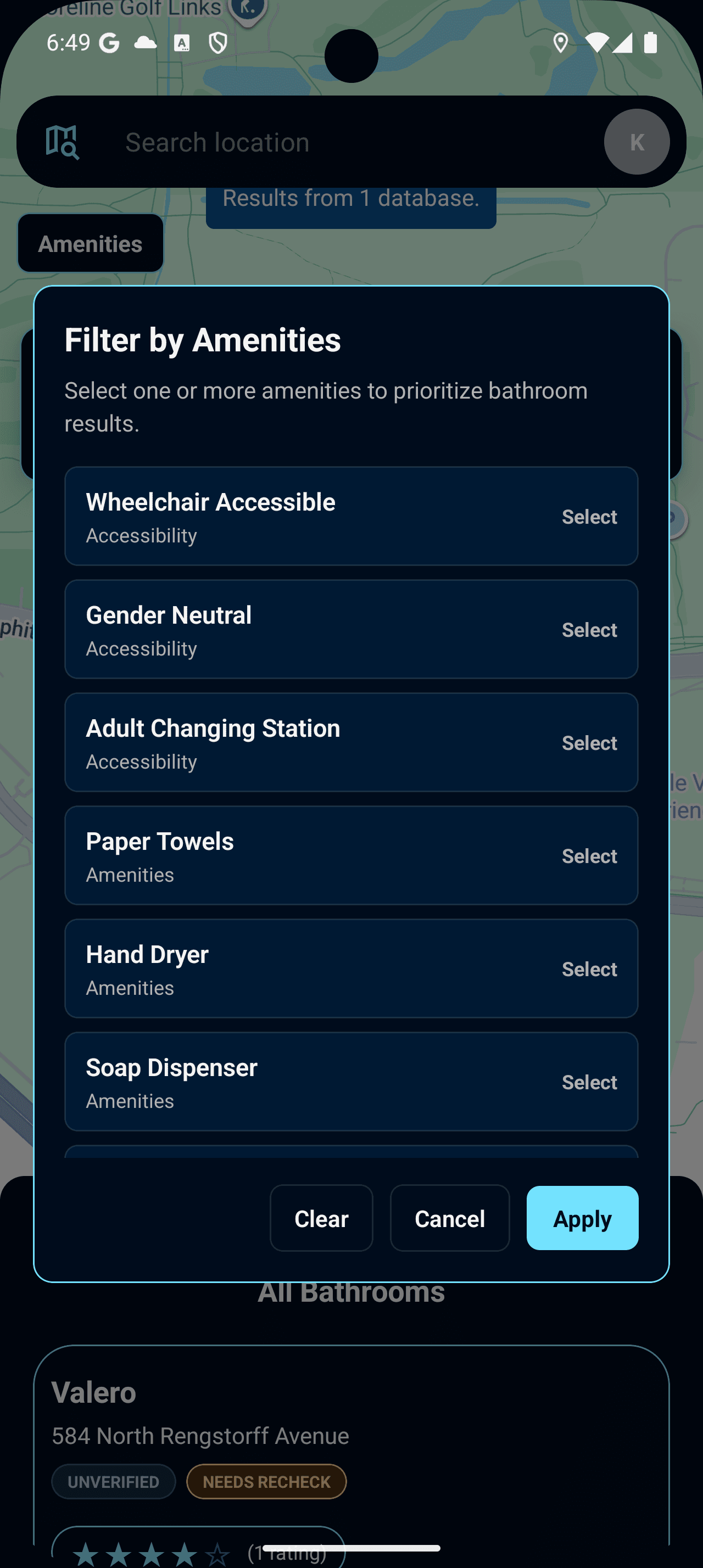 Bathroom Buddy amenity filter screen